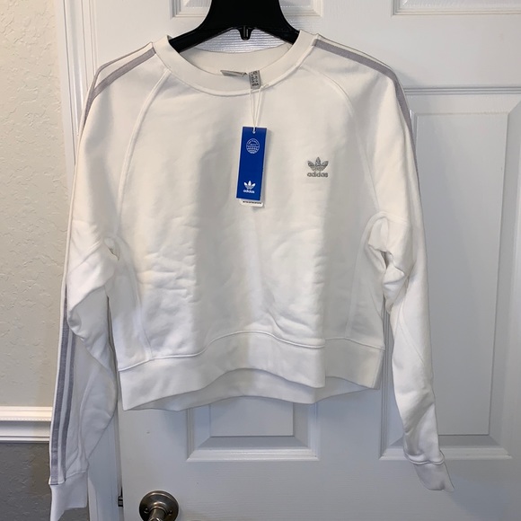 adidas Originals ADICOLOR CLASSICS HIGH SHINE CREW SWEATSHIRT - Picture 6 of 14